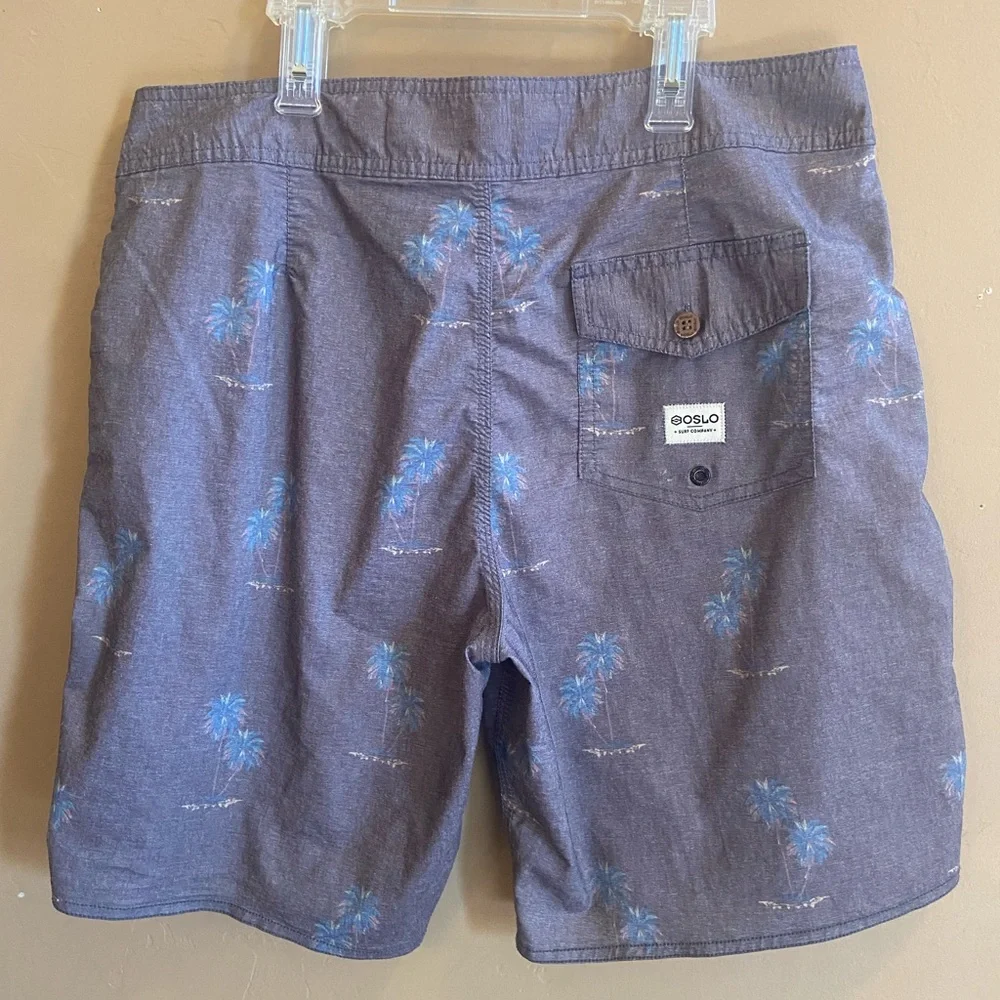 VINTAGE BOARDSHORT - Oslo Apparel gray & blue size 34